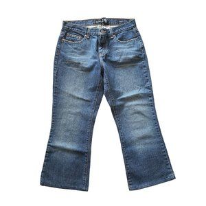 Calvin Klein Women's Size 8 100% Cotton Flare Leg Medium Wash Jeans